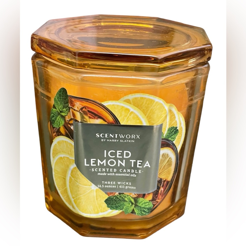 ScentWorx by Harry Slatkin Iced Lemon Tea 14.5-oz. Candle Jar